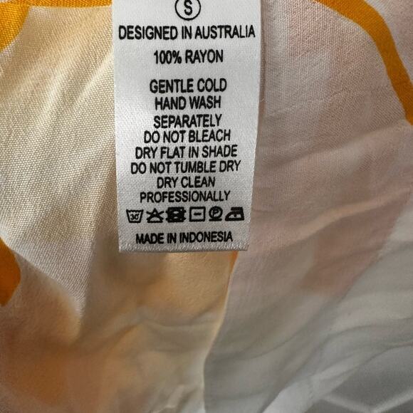 S/W/F dress short floral print summer beach SZ S PARTY - Picture 3 of 8